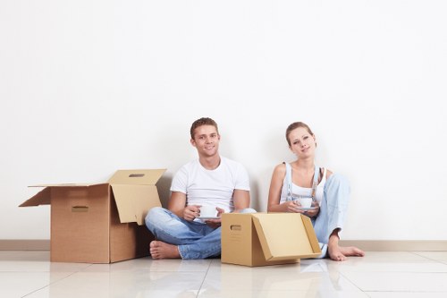 Packing and loading service for a flat move in Holland Park