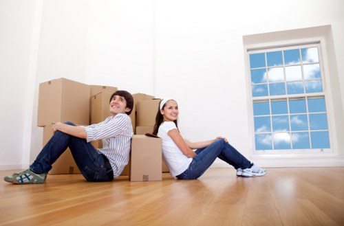 Careful moving service for a property with access and parking challenges