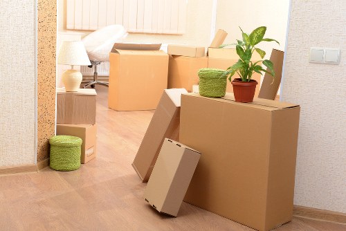 Specialist handling of bulky furniture during a Holland Park removal